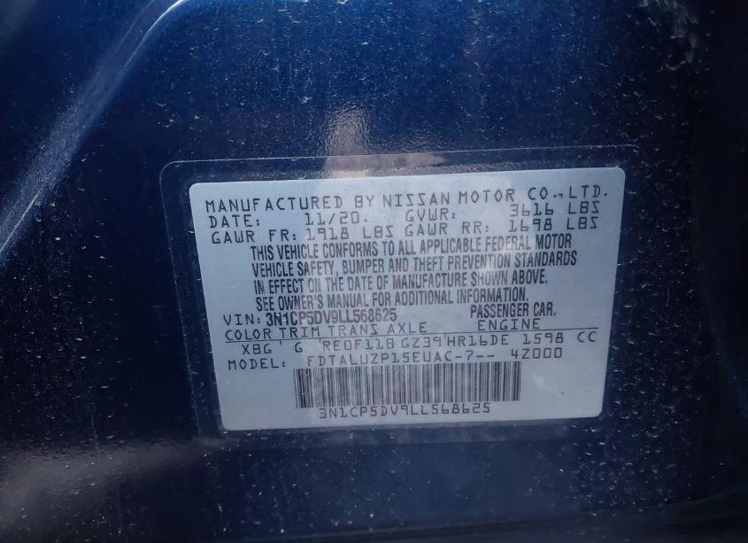 Photo 9 of 2020 Nissan Kicks SR XTRONIC CVT (VIN 3N1CP5DV9LL568625)