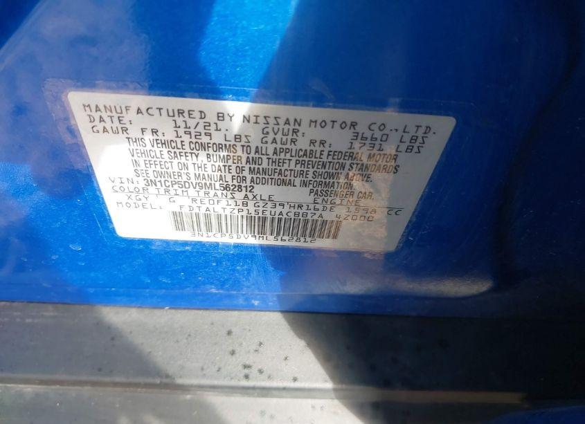 Photo 9 of 2021 Nissan Kicks SR XTRONIC CVT (VIN 3N1CP5DV9ML562812)