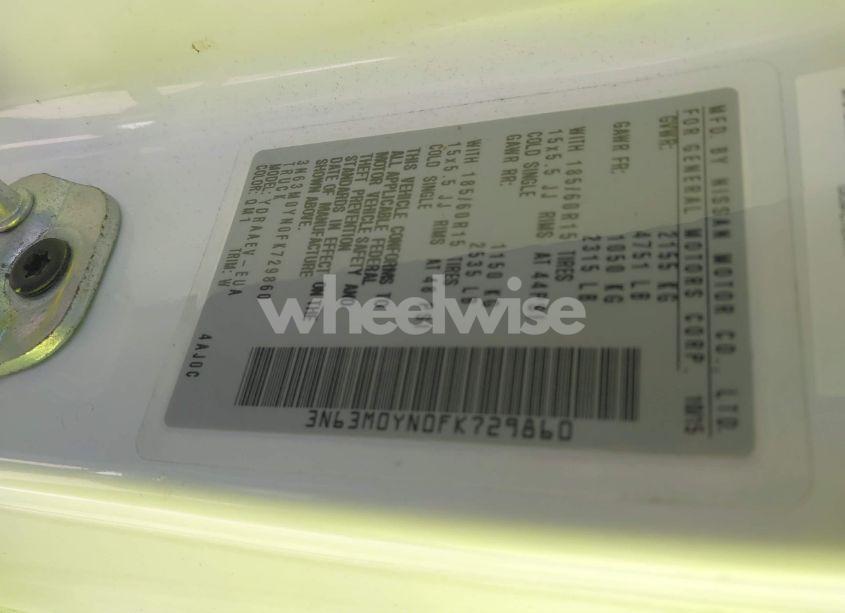 Photo 9 of 2015 Chevrolet City EXPRESS 1LS (VIN 3N63M0YN0FK729860)