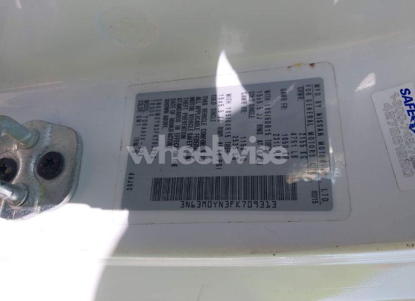 Photo 9 of 2015 Chevrolet City EXPRESS 1LS (VIN 3N63M0YN3FK709313)