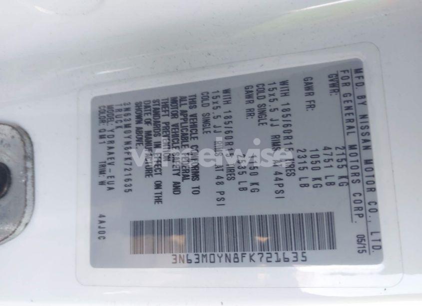 Photo 9 of 2015 Chevrolet City EXPRESS 1LS (VIN 3N63M0YN8FK721635)