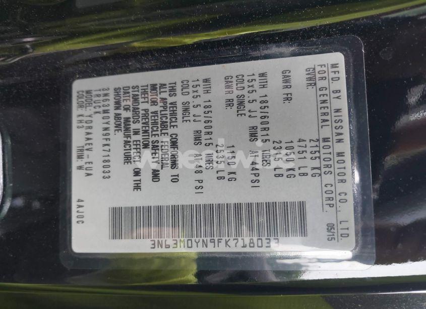 Photo 9 of 2015 Chevrolet City EXPRESS 1LS (VIN 3N63M0YN9FK718033)