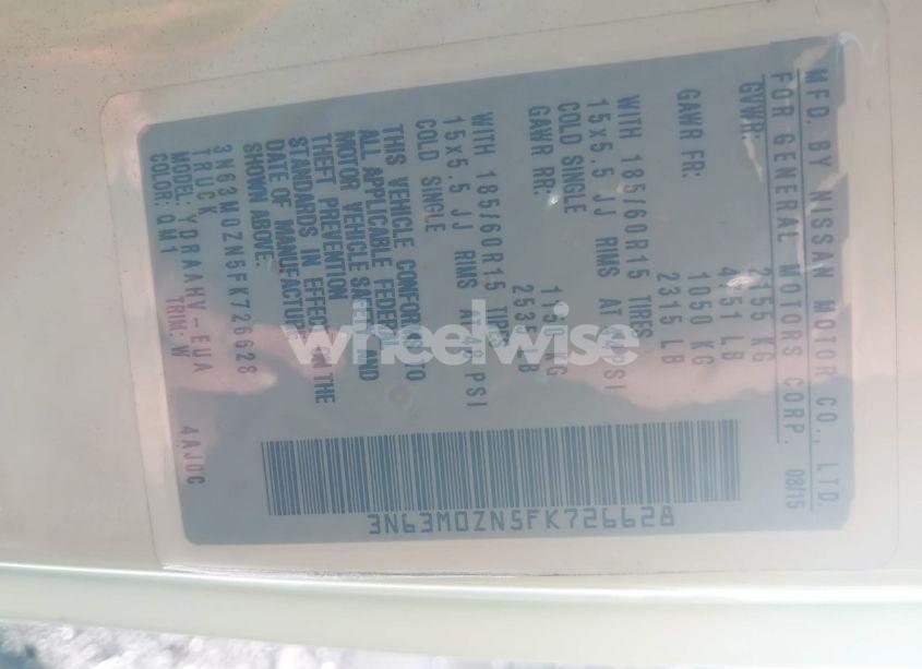 Photo 9 of 2015 Chevrolet City EXPRESS 1LT (VIN 3N63M0ZN5FK726628)