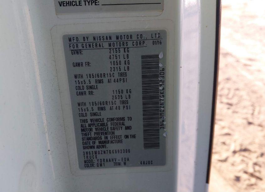 Photo 9 of 2016 Chevrolet City EXPRESS 1LT (VIN 3N63M0ZN7GK692306)