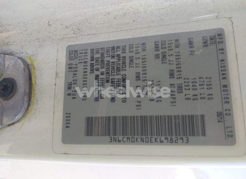 Photo 9 of 2014 Nissan Nv200 S (VIN 3N6CM0KN0EK698293)