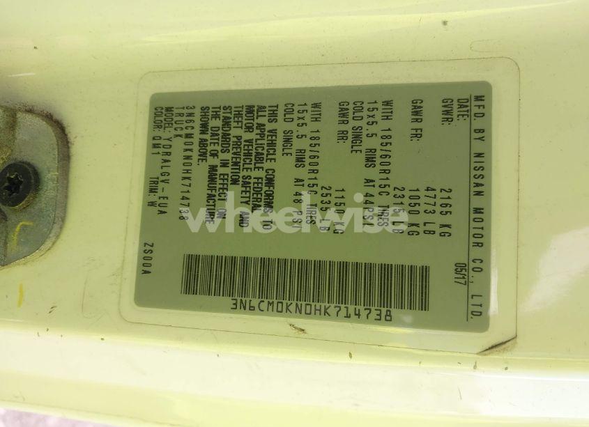 Photo 9 of 2017 Nissan Nv200 SV (VIN 3N6CM0KN0HK714738)