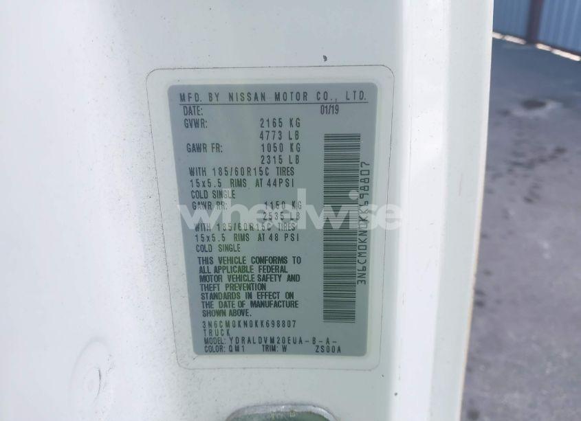 Photo 9 of 2019 Nissan Nv200 S (VIN 3N6CM0KN0KK698807)