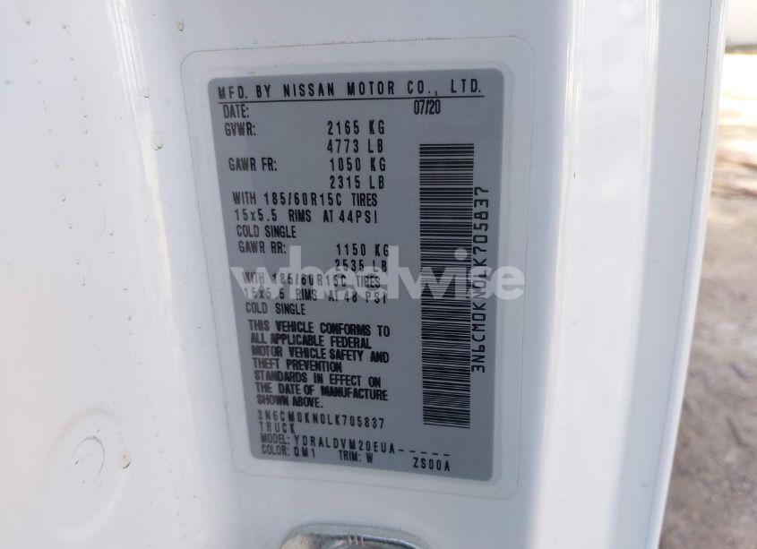 Photo 9 of 2020 Nissan Nv200 CARGO S XTRONIC CVT (VIN 3N6CM0KN0LK705837)