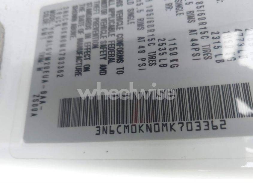 Photo 9 of 2021 Nissan Nv200 CARGO SV XTRONIC CVT (VIN 3N6CM0KN0MK703362)