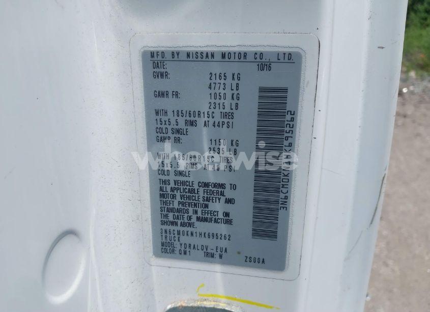 Photo 9 of 2017 Nissan Nv200 S (VIN 3N6CM0KN1HK695262)