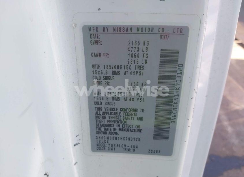 Photo 9 of 2017 Nissan Nv200 SV (VIN 3N6CM0KN1HK703120)