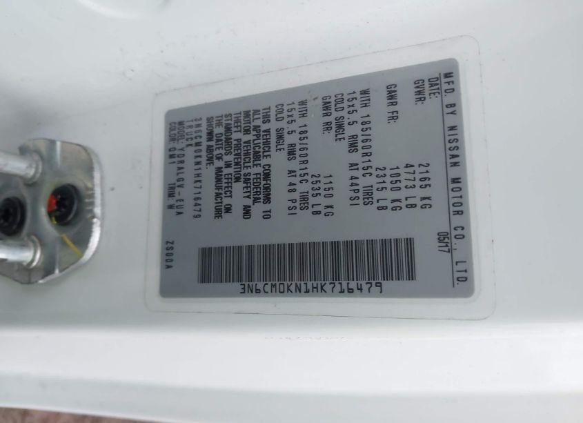 Photo 9 of 2017 Nissan Nv200 SV (VIN 3N6CM0KN1HK716479)