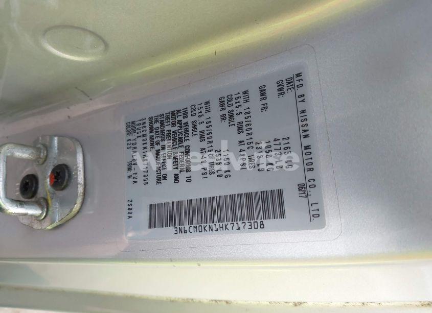 Photo 9 of 2017 Nissan Nv200 S (VIN 3N6CM0KN1HK717308)