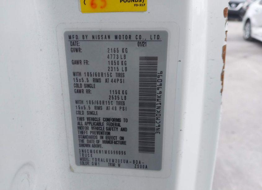 Photo 9 of 2021 Nissan Nv200 CARGO SV XTRONIC CVT (VIN 3N6CM0KN1MK696096)