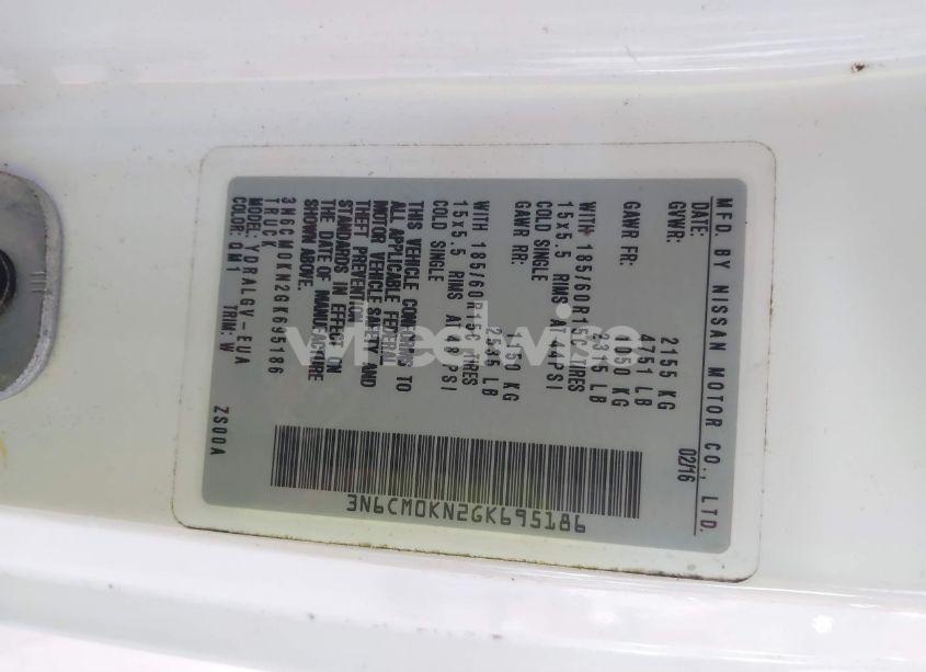 Photo 9 of 2016 Nissan Nv200 SV (VIN 3N6CM0KN2GK695186)