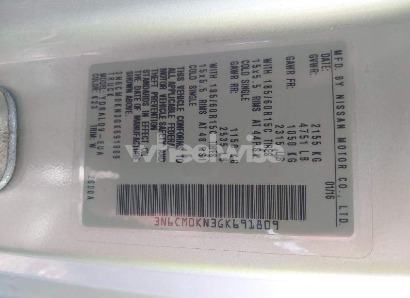 Photo 9 of 2016 Nissan Nv200 S (VIN 3N6CM0KN3GK691809)