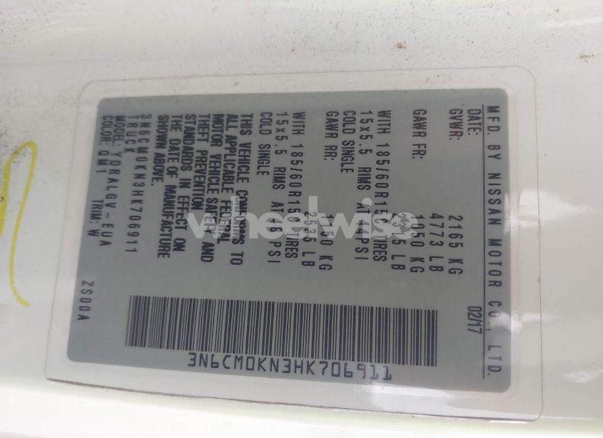 Photo 9 of 2017 Nissan Nv200 SV (VIN 3N6CM0KN3HK706911)