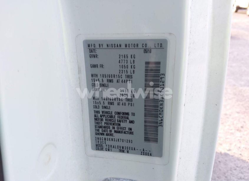 Photo 9 of 2018 Nissan Nv200 S (VIN 3N6CM0KN3JK701293)