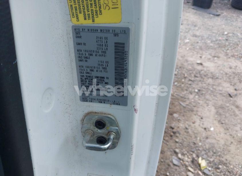 Photo 9 of 2020 Nissan Nv200 CARGO SV XTRONIC CVT (VIN 3N6CM0KN3LK693280)