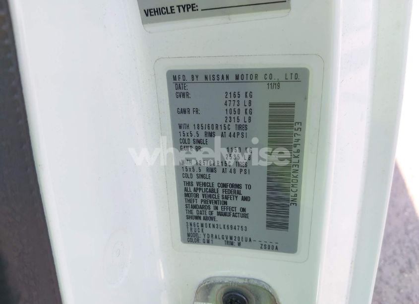 Photo 9 of 2020 Nissan Nv200 CARGO SV XTRONIC CVT (VIN 3N6CM0KN3LK694753)