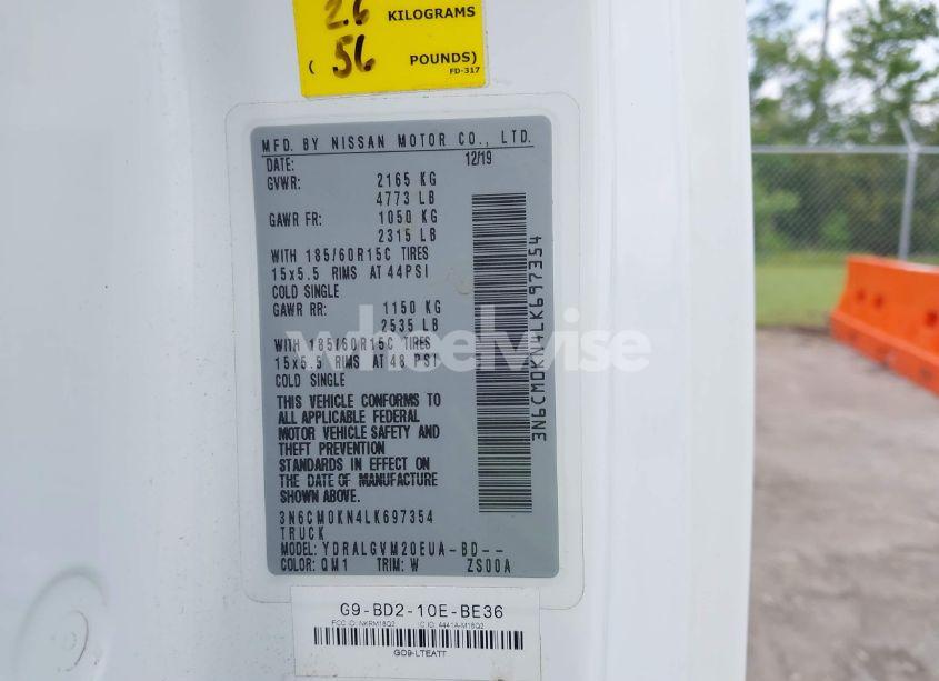 Photo 9 of 2020 Nissan Nv200 CARGO SV XTRONIC CVT (VIN 3N6CM0KN4LK697354)