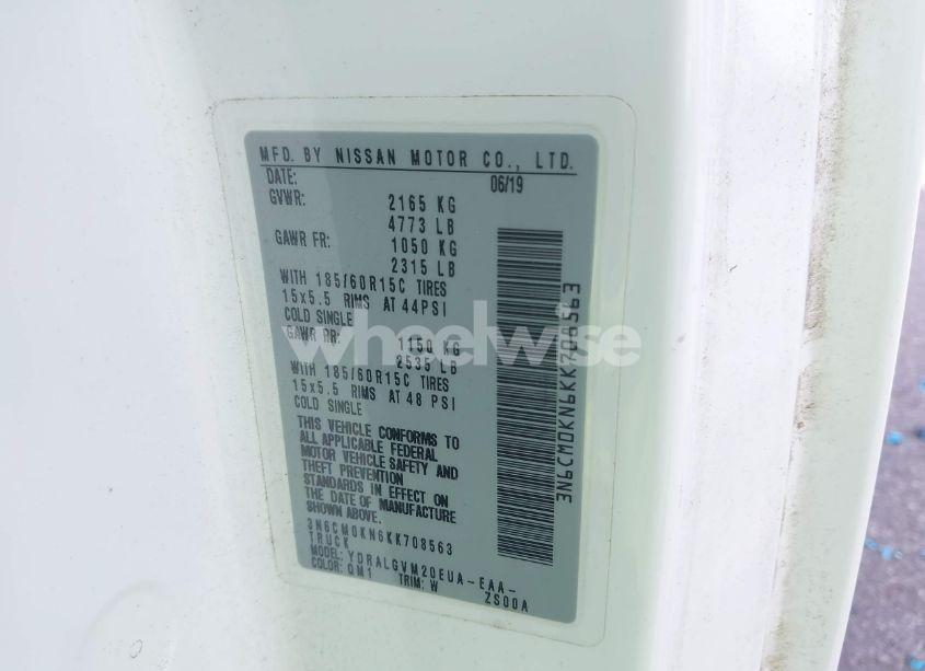 Photo 9 of 2019 Nissan Nv200 SV (VIN 3N6CM0KN6KK708563)