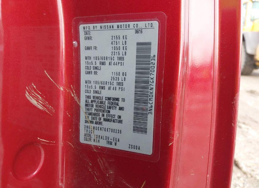 Photo 9 of 2016 Nissan Nv200 S/SV (VIN 3N6CM0KN7GK700236)