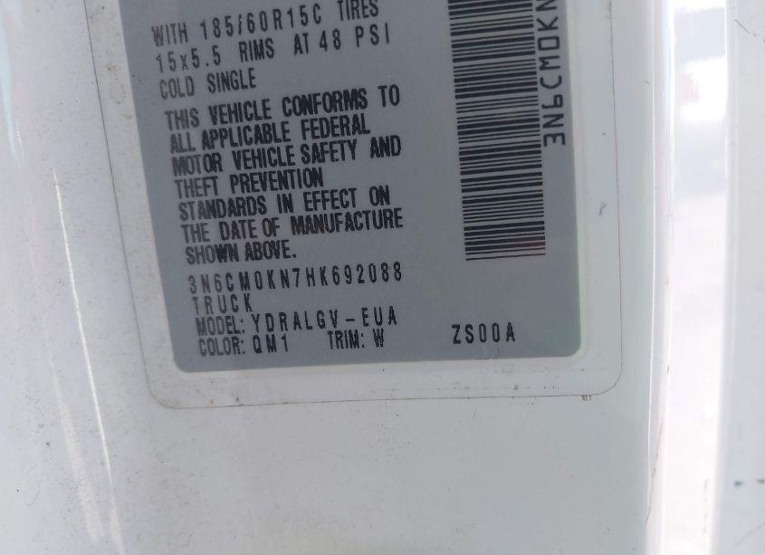 Photo 9 of 2017 Nissan Nv200 SV (VIN 3N6CM0KN7HK692088)