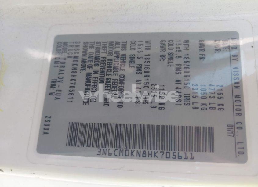 Photo 9 of 2017 Nissan Nv200 S (VIN 3N6CM0KN8HK705611)