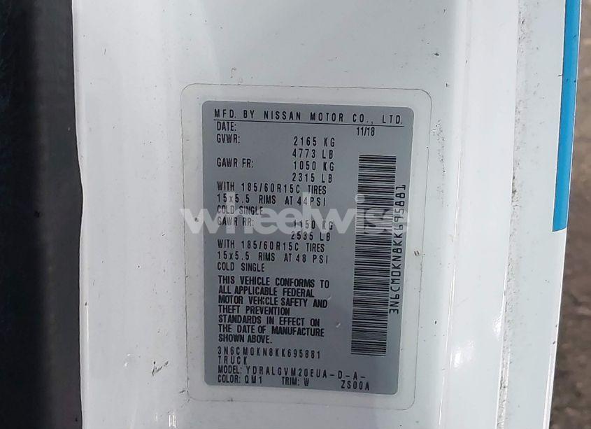 Photo 9 of 2019 Nissan Nv200 SV (VIN 3N6CM0KN8KK695881)