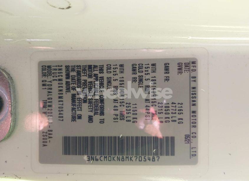 Photo 9 of 2021 Nissan Nv200 CARGO SV XTRONIC CVT (VIN 3N6CM0KN8MK705487)