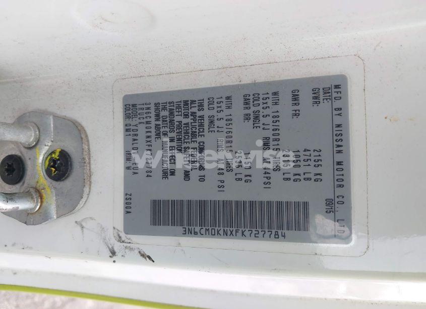 Photo 9 of 2015 Nissan Nv200 S (VIN 3N6CM0KNXFK727784)