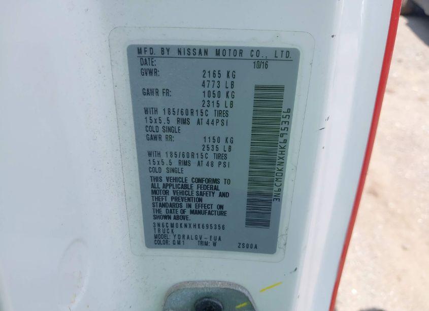 Photo 9 of 2017 Nissan Nv200 SV (VIN 3N6CM0KNXHK695356)