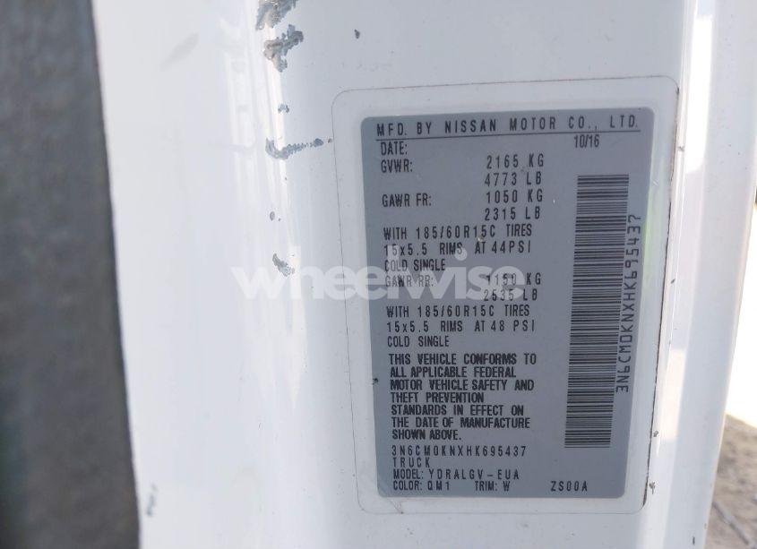 Photo 9 of 2017 Nissan Nv200 SV (VIN 3N6CM0KNXHK695437)