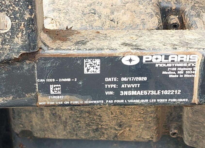 Photo 10 of 2020 Polaris Ranger 570 PREMIUM (VIN 3NSMAE573LE102212)