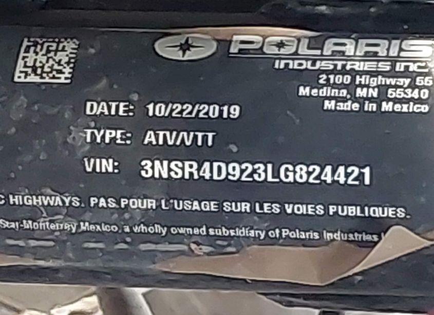 Photo 10 of 2020 Polaris Rzr PRO XP 4 ULTIMATE (VIN 3NSR4D923LG824421)