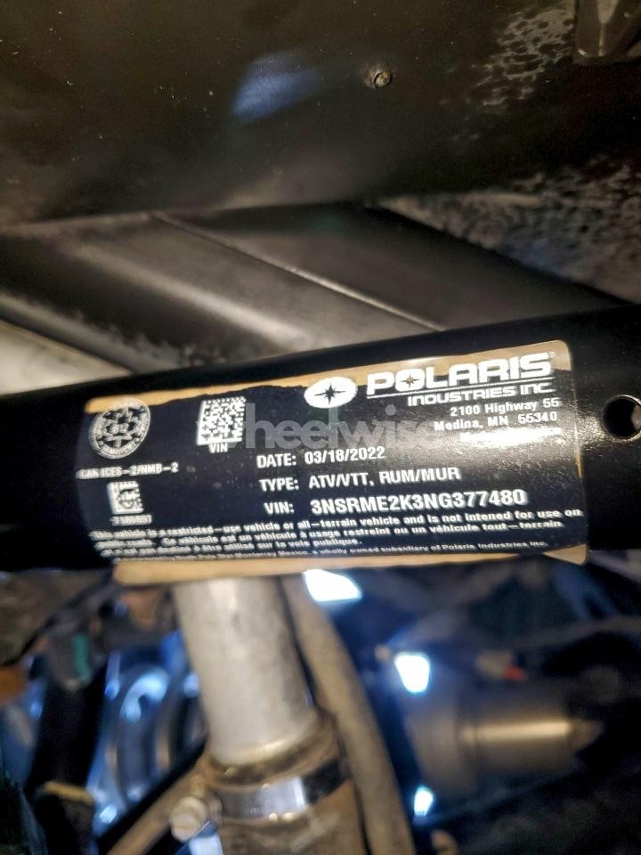 Photo 10 of 2022 POLARIS RZR PRO R 4 SPORT (VIN 3NSRME2K3NG377480)