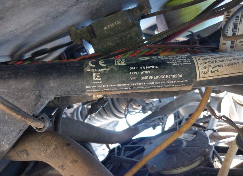 Photo 10 of 2016 Polaris Rzr XP 4 1000 EPS (VIN 3NSVFE995GF448294)