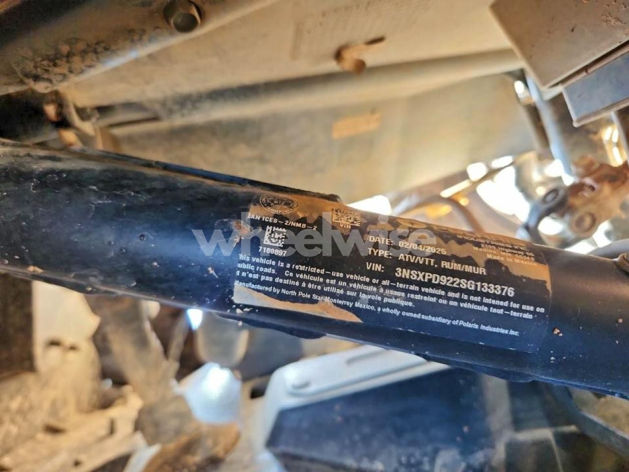 Photo 10 of 2025 POLARIS RZR PRO XP UTILITY VEHICLE (VIN 3NSXPD922SG133376)