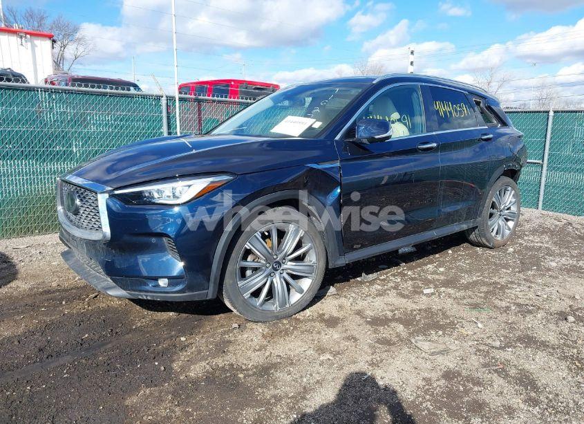 Photo 2 of 2021 Infiniti Qx50 SENSORY AWD (VIN 3PCAJ5CB8MF116274)