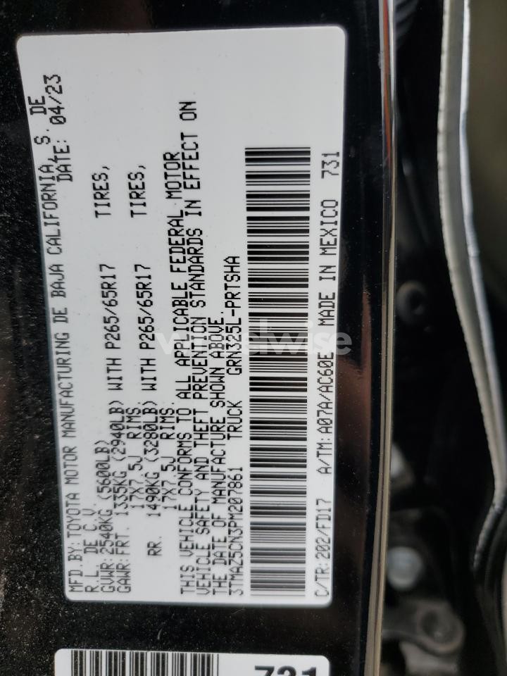 2023 TOYOTA TACOMA DOUBLE CAB