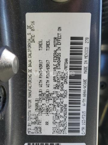 2016 TOYOTA TACOMA DOUBLE CAB