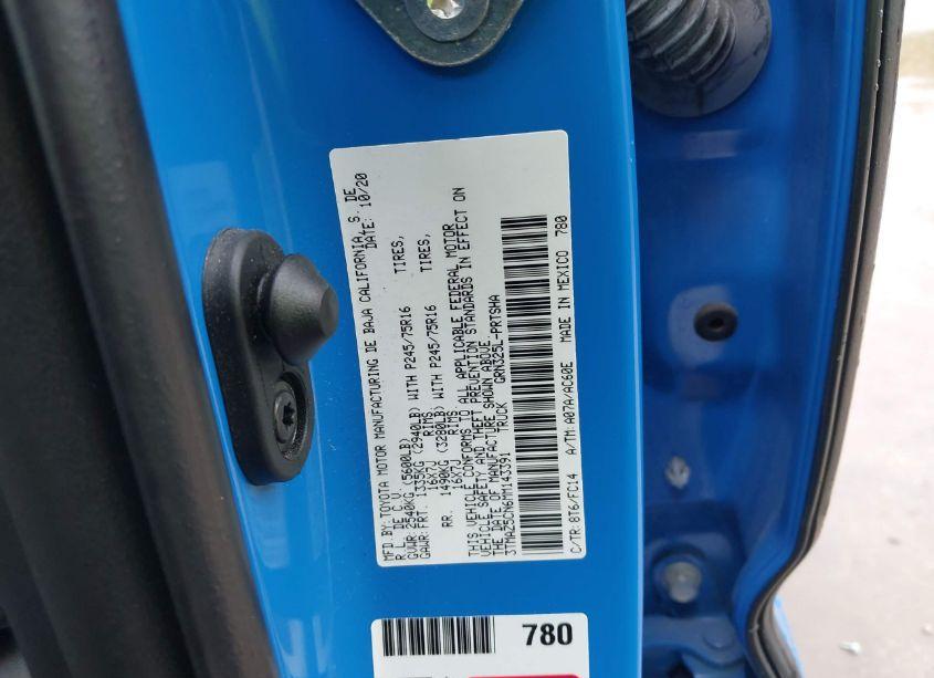 Photo 9 of 2021 Toyota Tacoma SR5 V6 (VIN 3TMAZ5CN6MM143391)