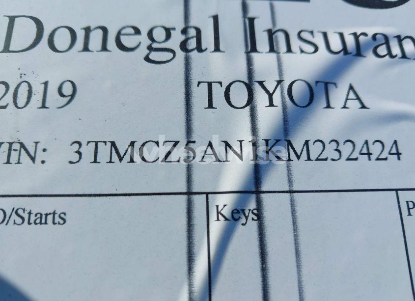 Photo 9 of 2019 Toyota Tacoma TRD SPORT (VIN 3TMCZ5AN1KM232424)