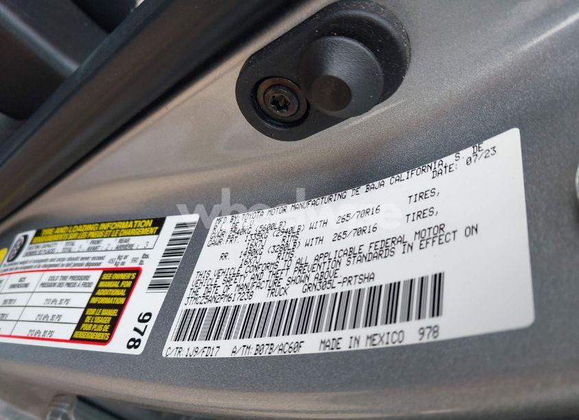 Photo 9 of 2023 Toyota Tacoma TRD OFF ROAD (VIN 3TMCZ5AN2PM617238)