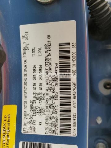 Photo 9 of 2019 TOYOTA TACOMA DOUBLE CAB (VIN 3TMCZ5AN8KM195713)