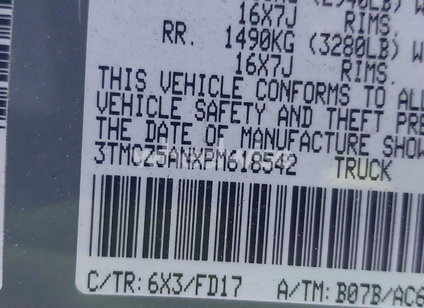Photo 9 of 2023 Toyota Tacoma TRD OFF ROAD (VIN 3TMCZ5ANXPM618542)