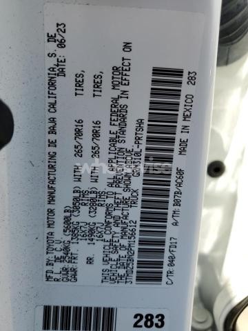 Photo 5 of 2023 TOYOTA TACOMA DOUBLE CAB (VIN 3TMDZ5BN2PM156612)