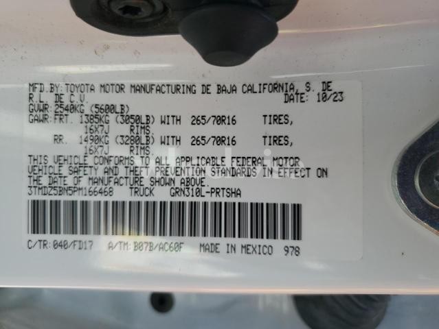 Photo 8 of 2023 TOYOTA TACOMA DOUBLE CAB (VIN 3TMDZ5BN5PM166468)