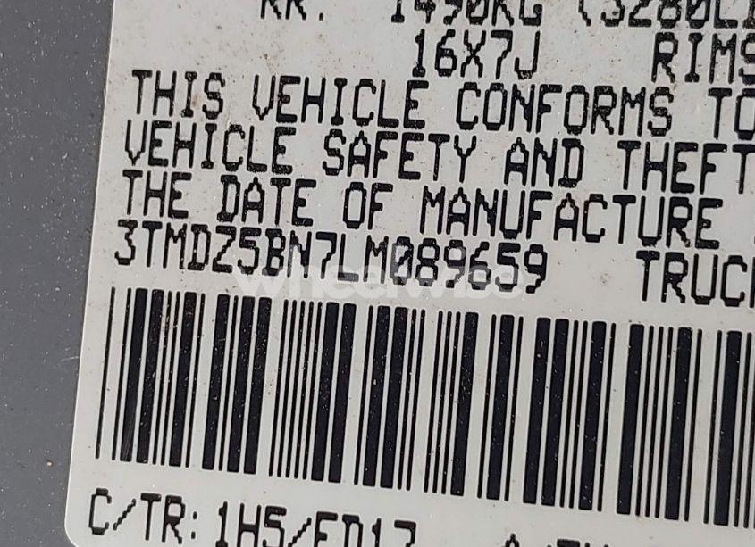 Photo 9 of 2020 Toyota Tacoma TRD OFF-ROAD (VIN 3TMDZ5BN7LM089659)